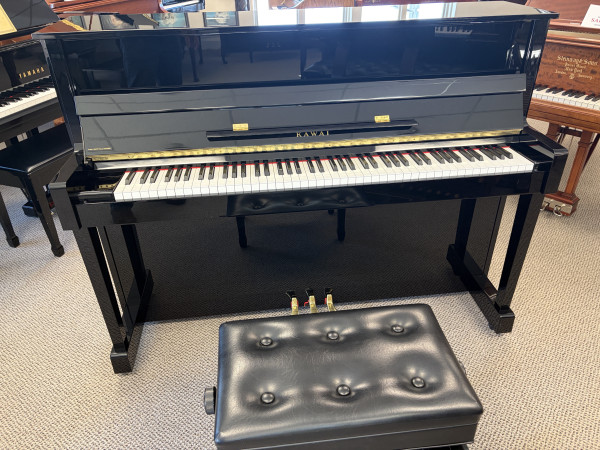 2003 Kawai K18EA studio piano, polished ebony - Upright - Studio Pianos